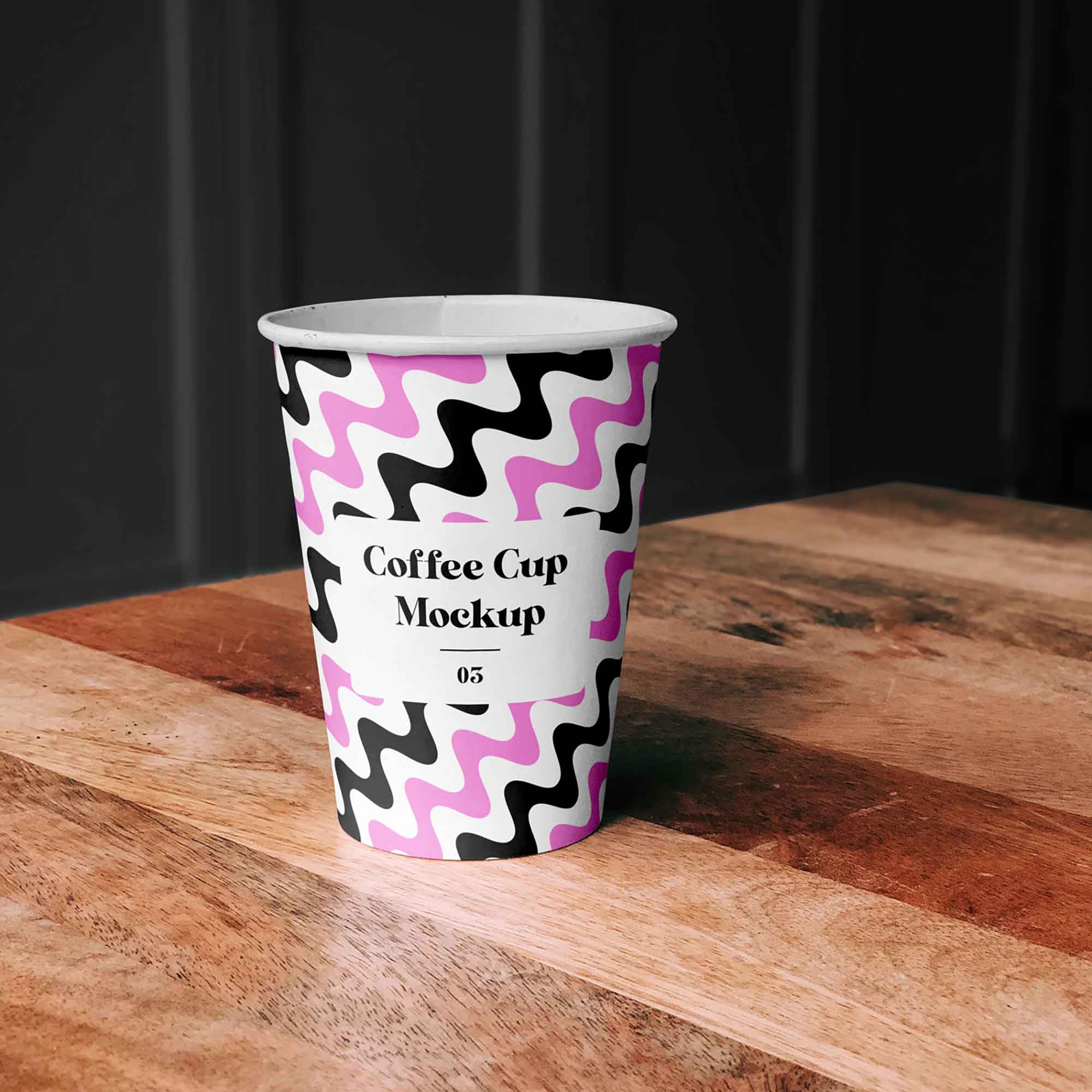 Freebies Mockups: Paper Coffee Cup Mockup (PSD) Free Download
