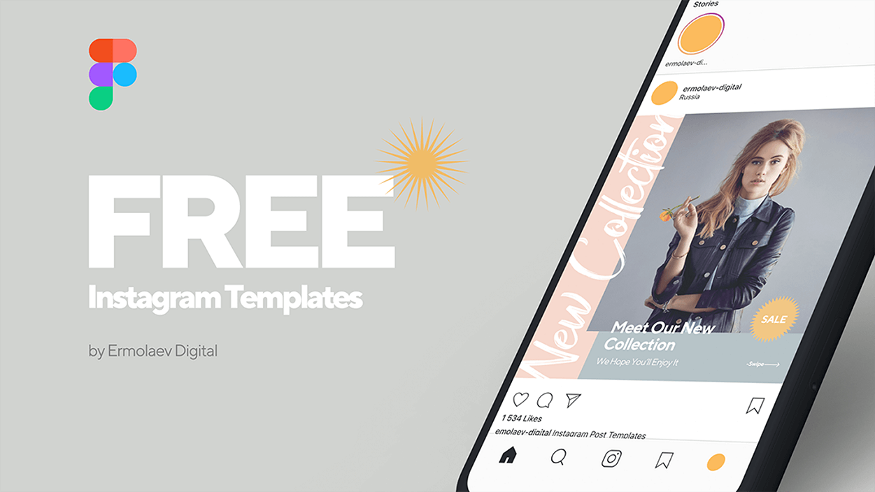 Freebies Templates: Instagram Templates For Figma Free Download
