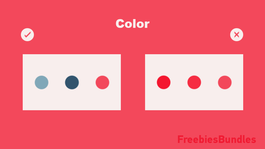 Using Color to create Hierarchy in graphic design
