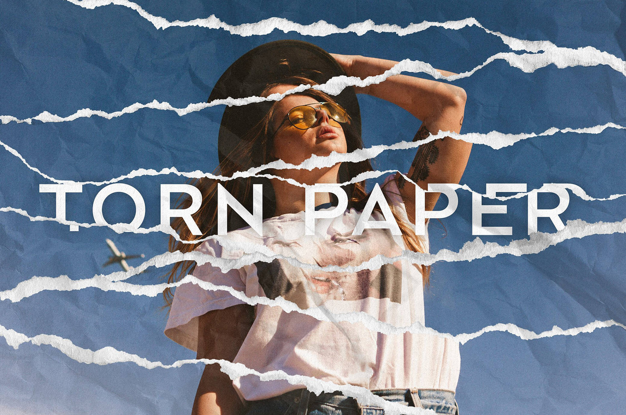 Freebies Graphics: Torn Paper Photoshop Effect Free Download