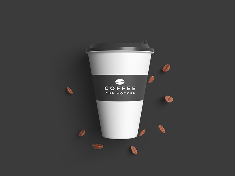 Freebies Mockups: Paper Coffee Cup Mockup For Free Download