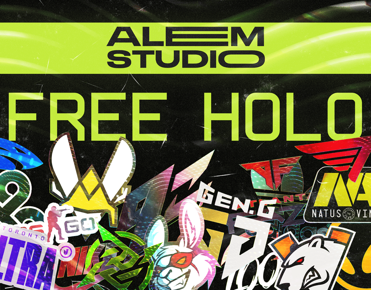 Freebie Mockups: Free Holo Sticker Mockup Overlay PSD