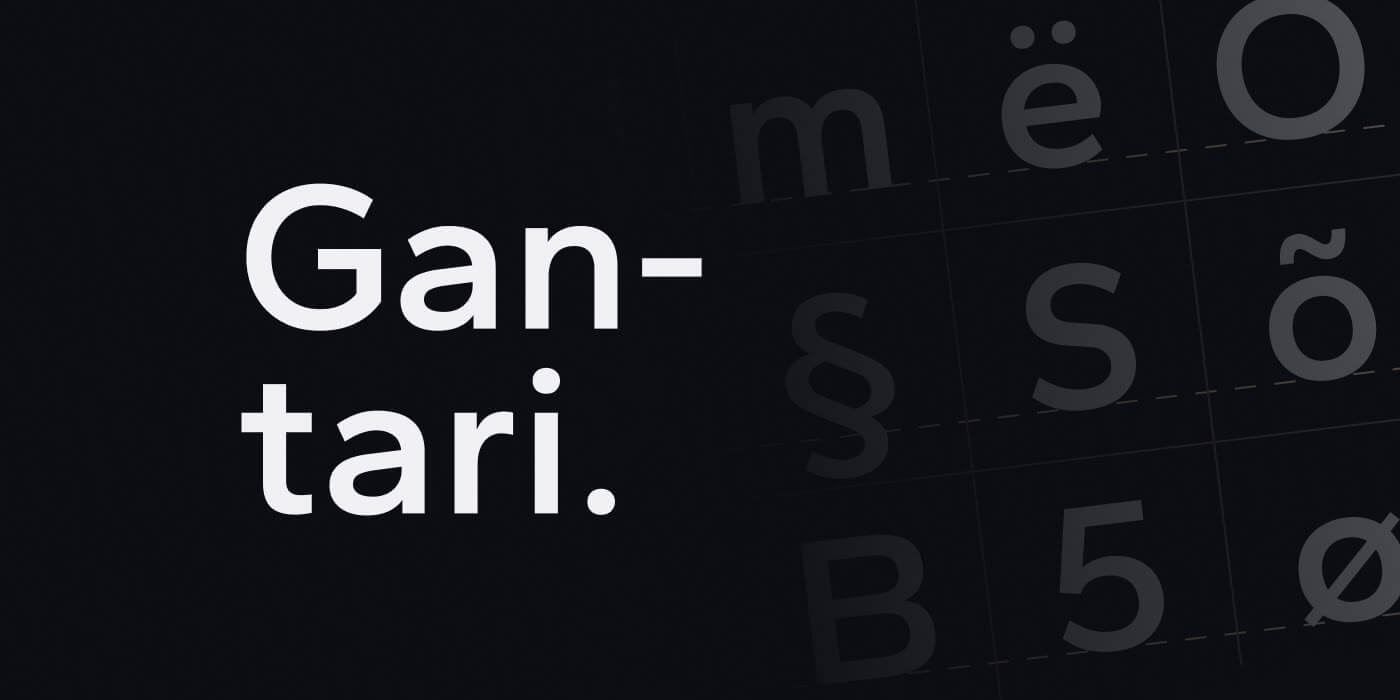 Gantari - Sans Serif Font Free Download