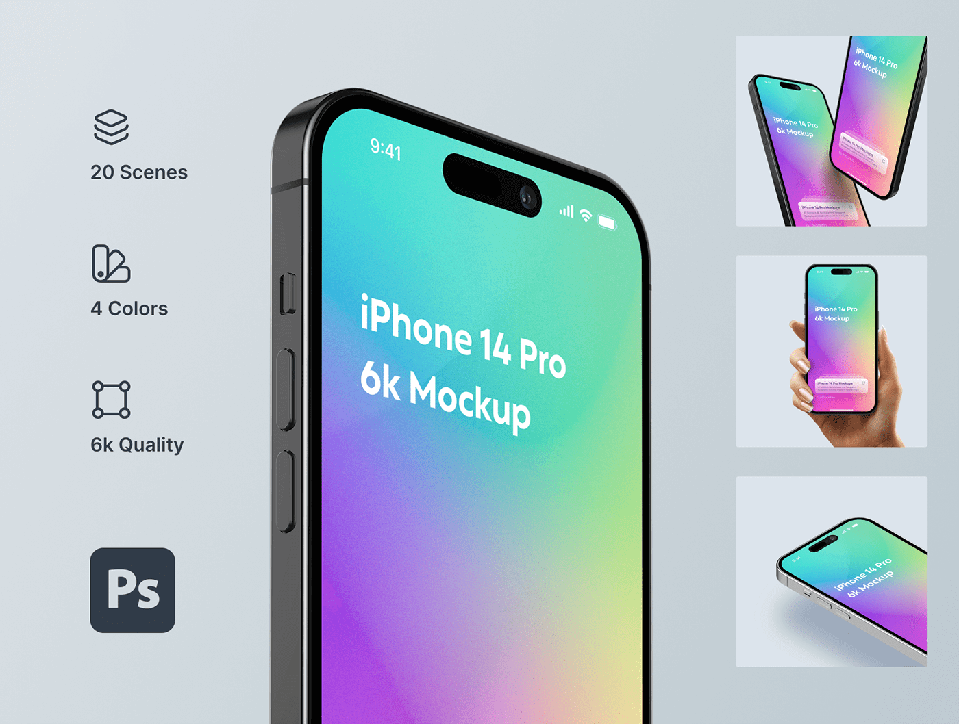 20+ Best Free iPhone 14 Pro Mockups Psd File 2023