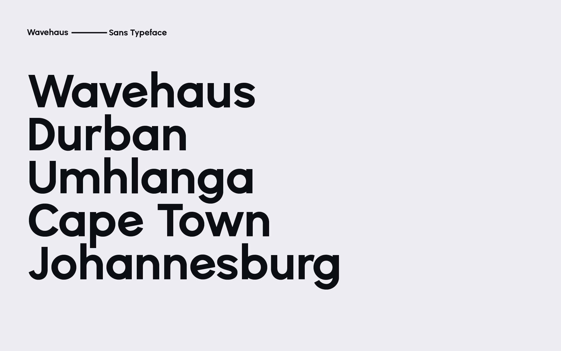 Wavehaus Semibold Sans Typeface Free Font Download