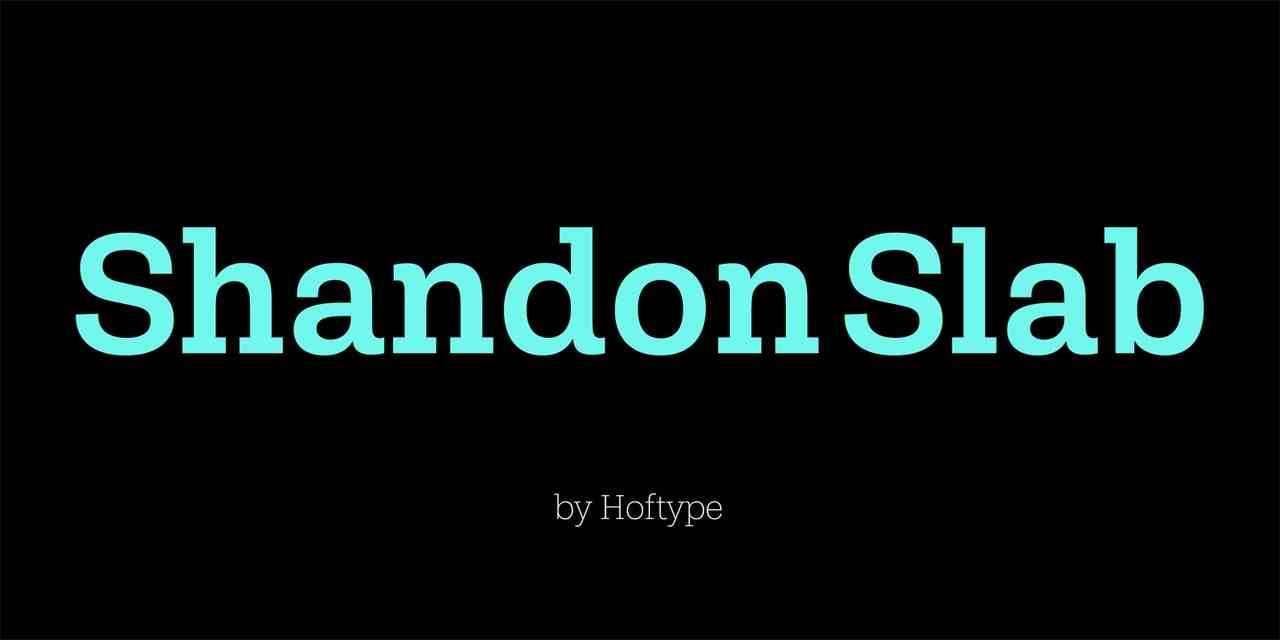 A body paragraph of text in Shandon Slab font that reads "Shandon Slab is a versatile font that can be used for a variety of purposes. It is perfect for creating eye-catching headlines and titles, but it can also be used for body text, especially in larger sizes. The font's slightly flowing characteristics make it easy to read, even in small sizes."
