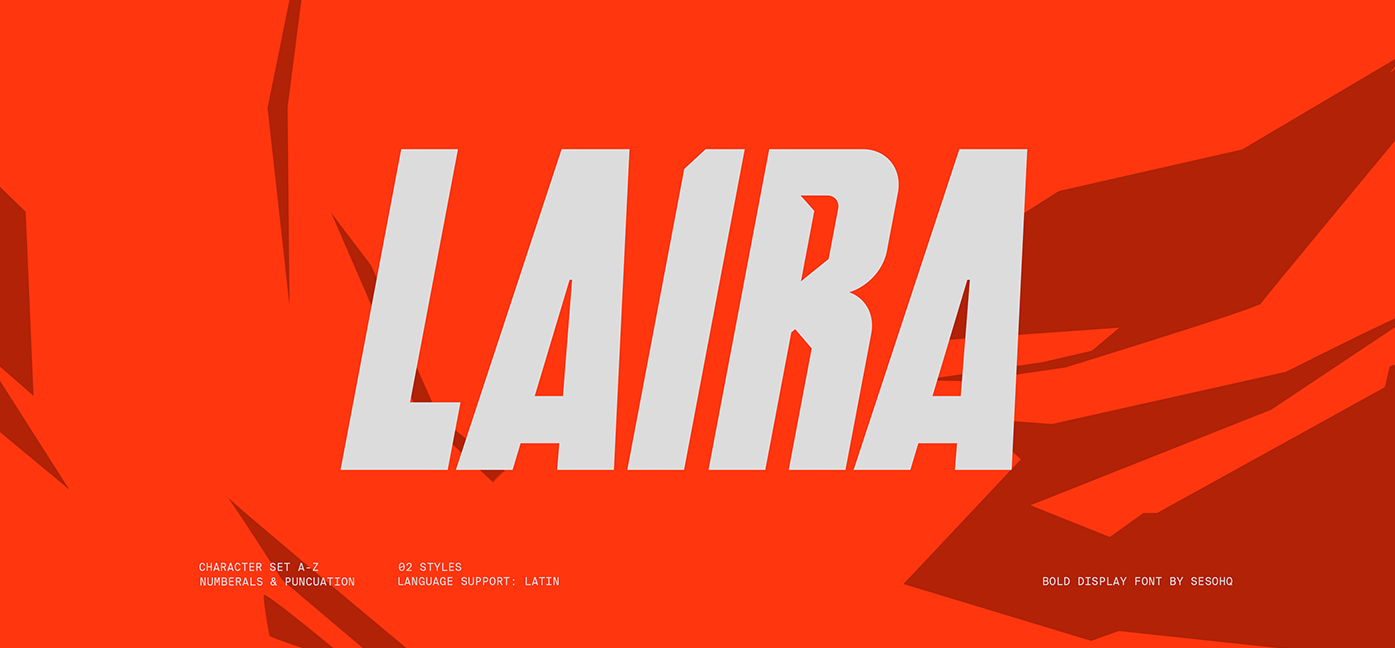 Laira Esports Typeface Free Font Download